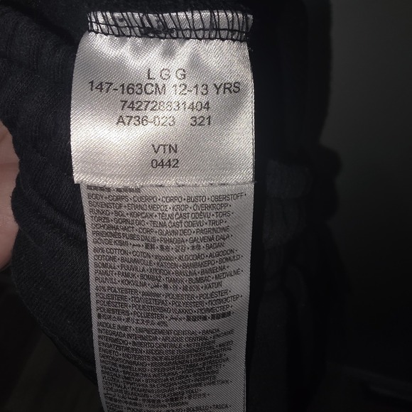 Jordan Jogger Sweatpants Boys Black/Red  sz L 12-13yrs Jumpman Nike‎ - Picture 9 of 9